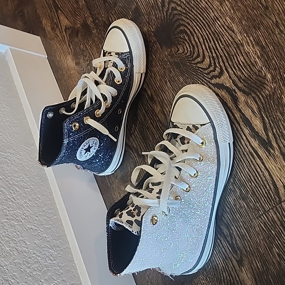 Custom sparkle converse size 5